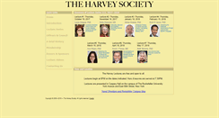 Desktop Screenshot of harveysociety.org